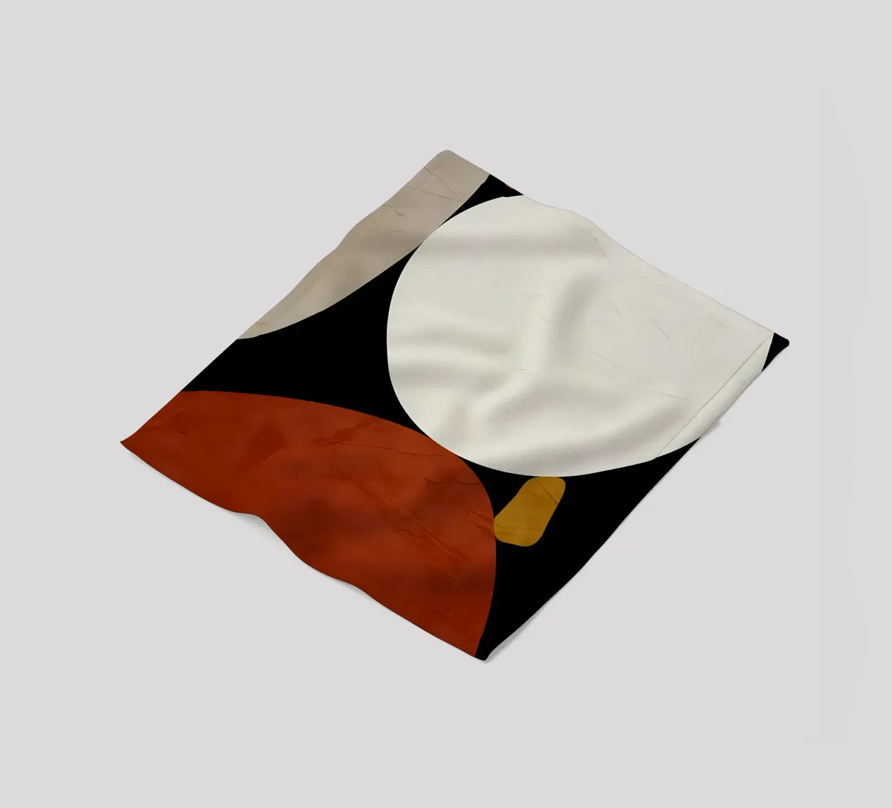FORME ORGANICHE ASTRATTE coperta in pile da Aiden Garcia