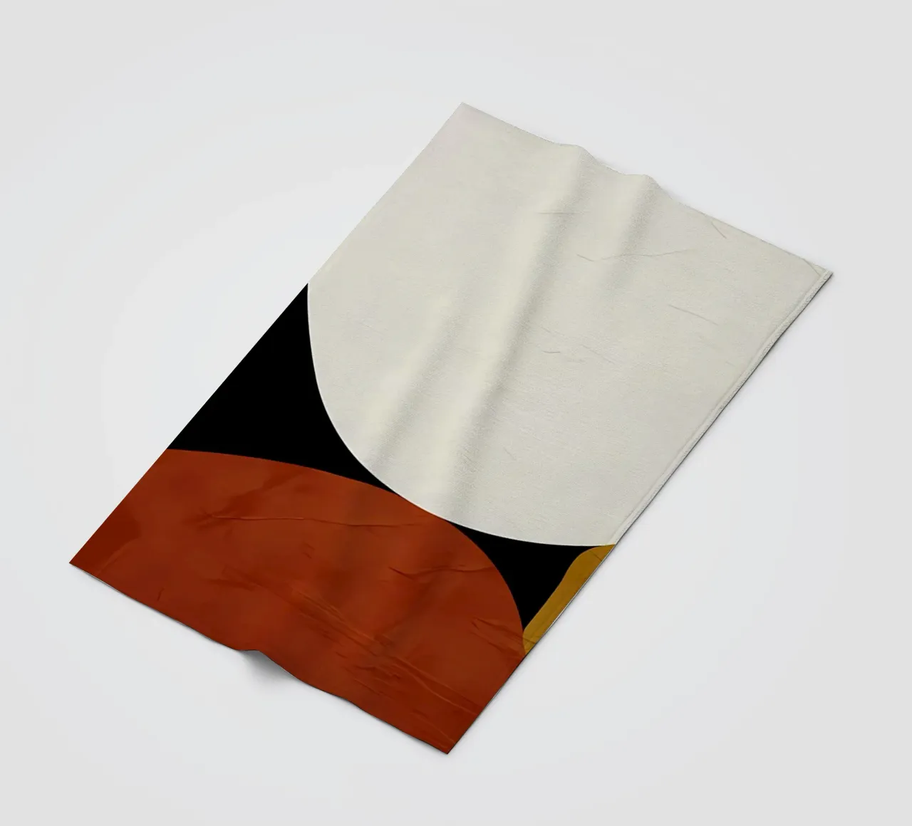 FORME ORGANICHE ASTRATTE coperta in pile da Aiden Garcia