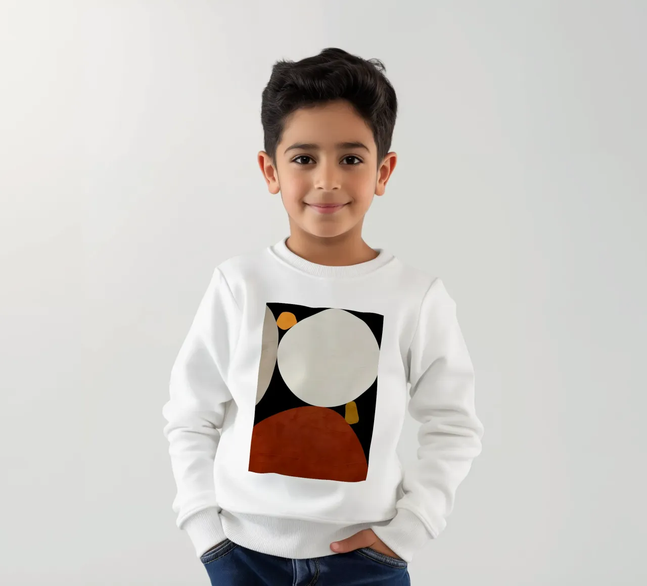 FORME ORGANICHE ASTRATTE felpa bambino da Aiden Garcia