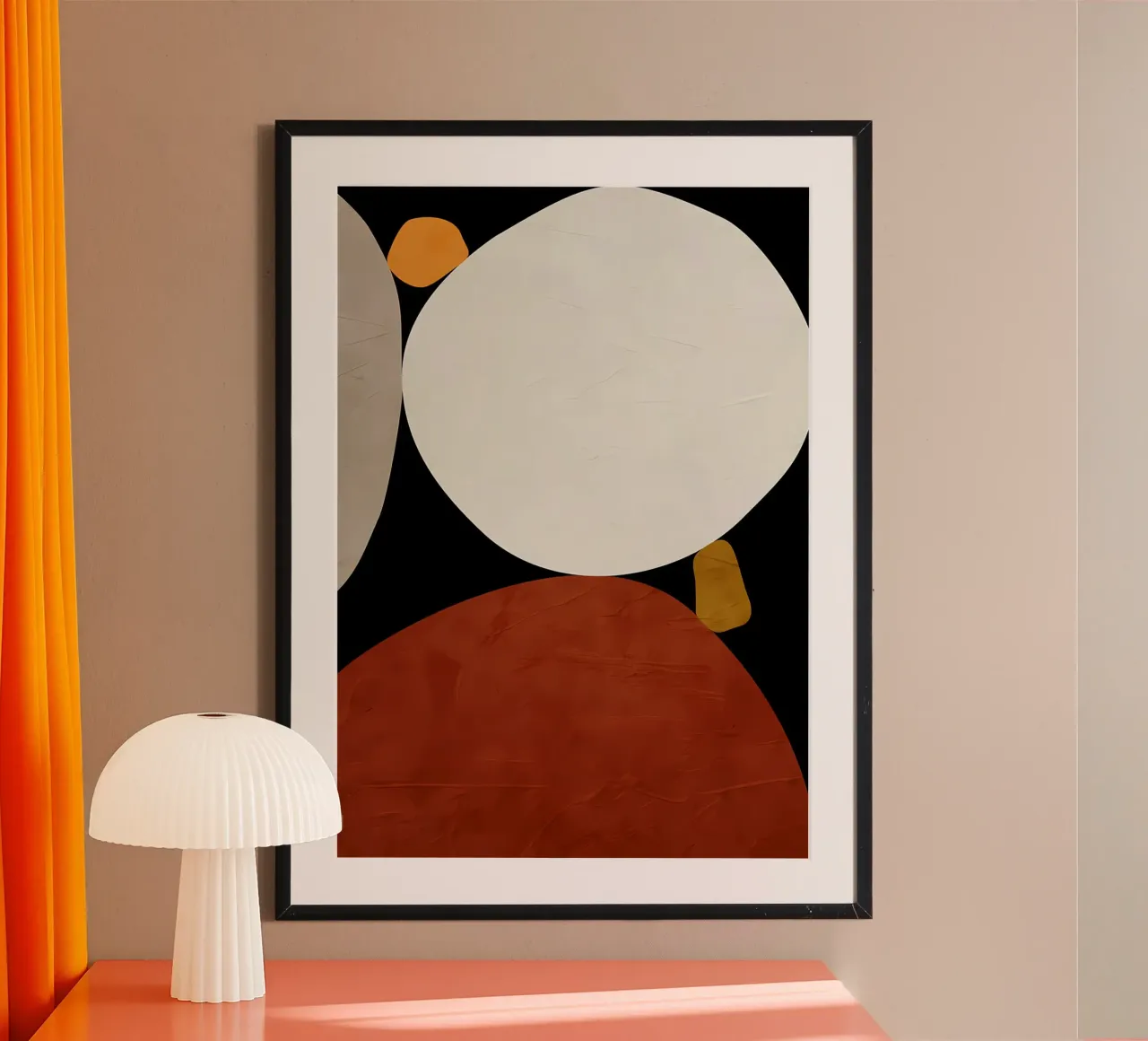ORGANISCHE ABSTRAKTE FORMEN Poster von Aiden Garcia