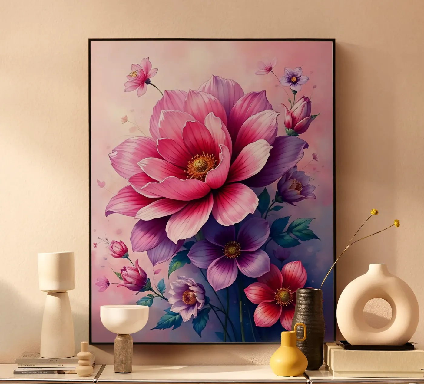 Blumen_2 plexiglas de Pink- und LoveArt by LK