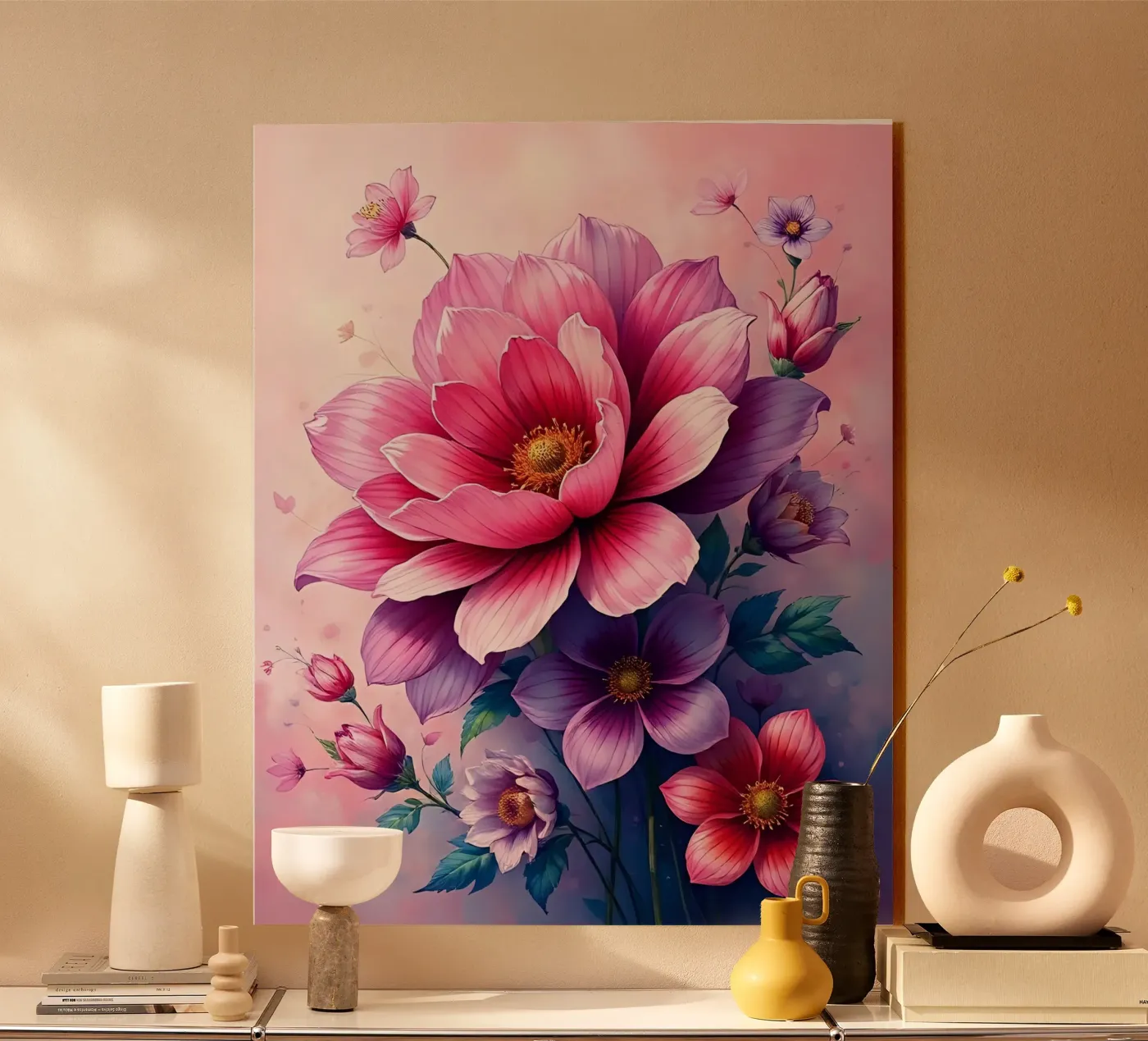 Blumen_2 plexiglas de Pink- und LoveArt by LK