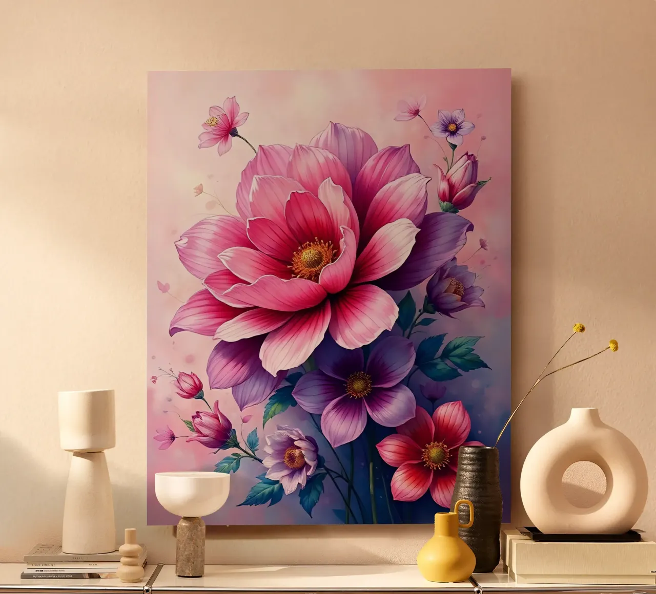 Blumen_2 alluminio dibond da Pink- und LoveArt by LK
