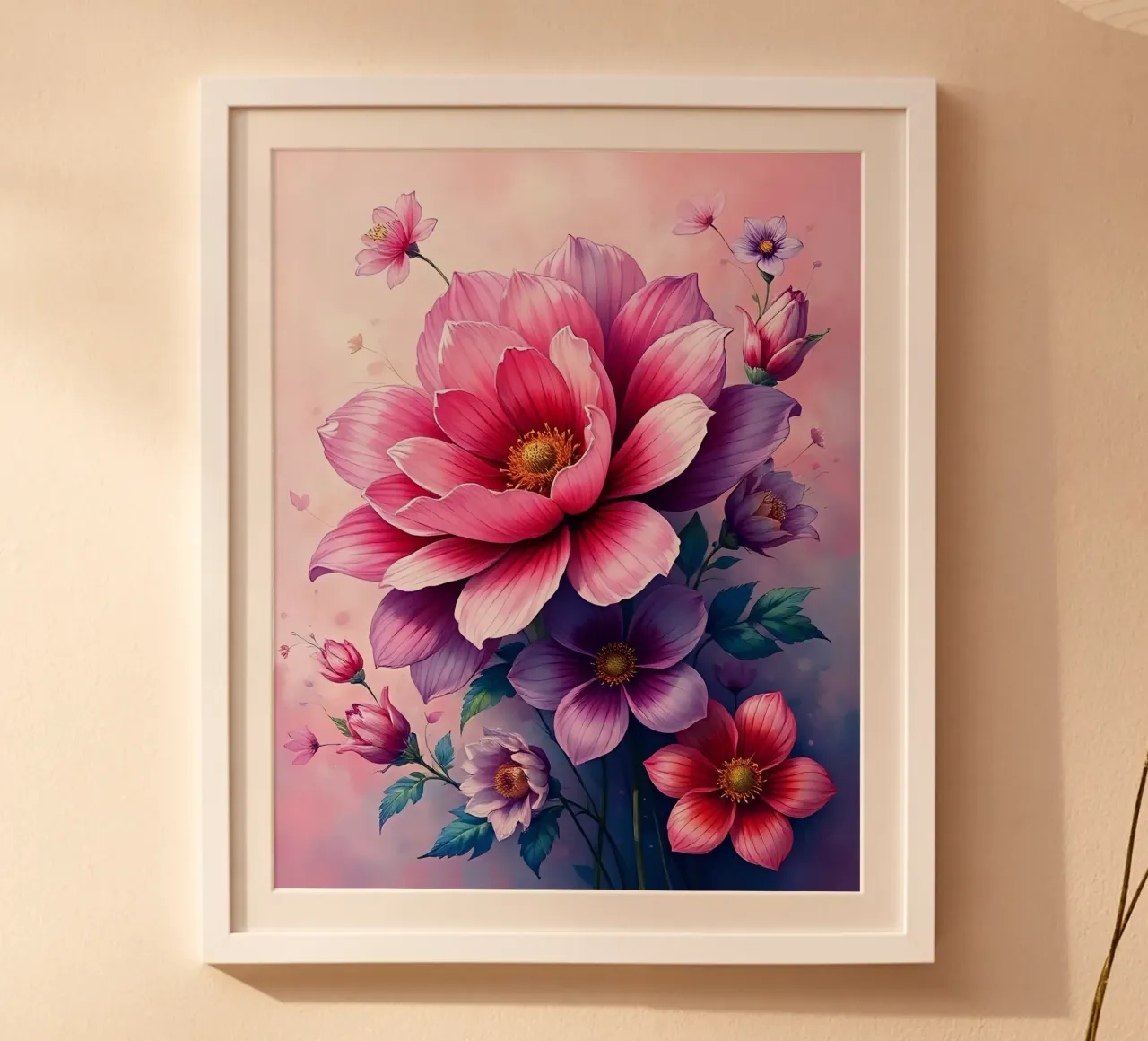 Blumen_2 poster da Pink- und LoveArt by LK