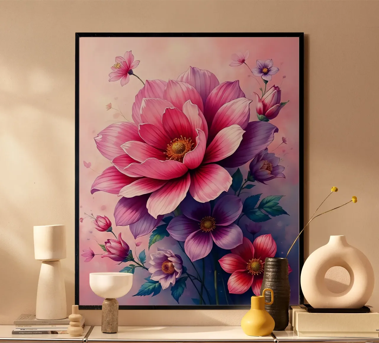 Blumen_2 poster da Pink- und LoveArt by LK