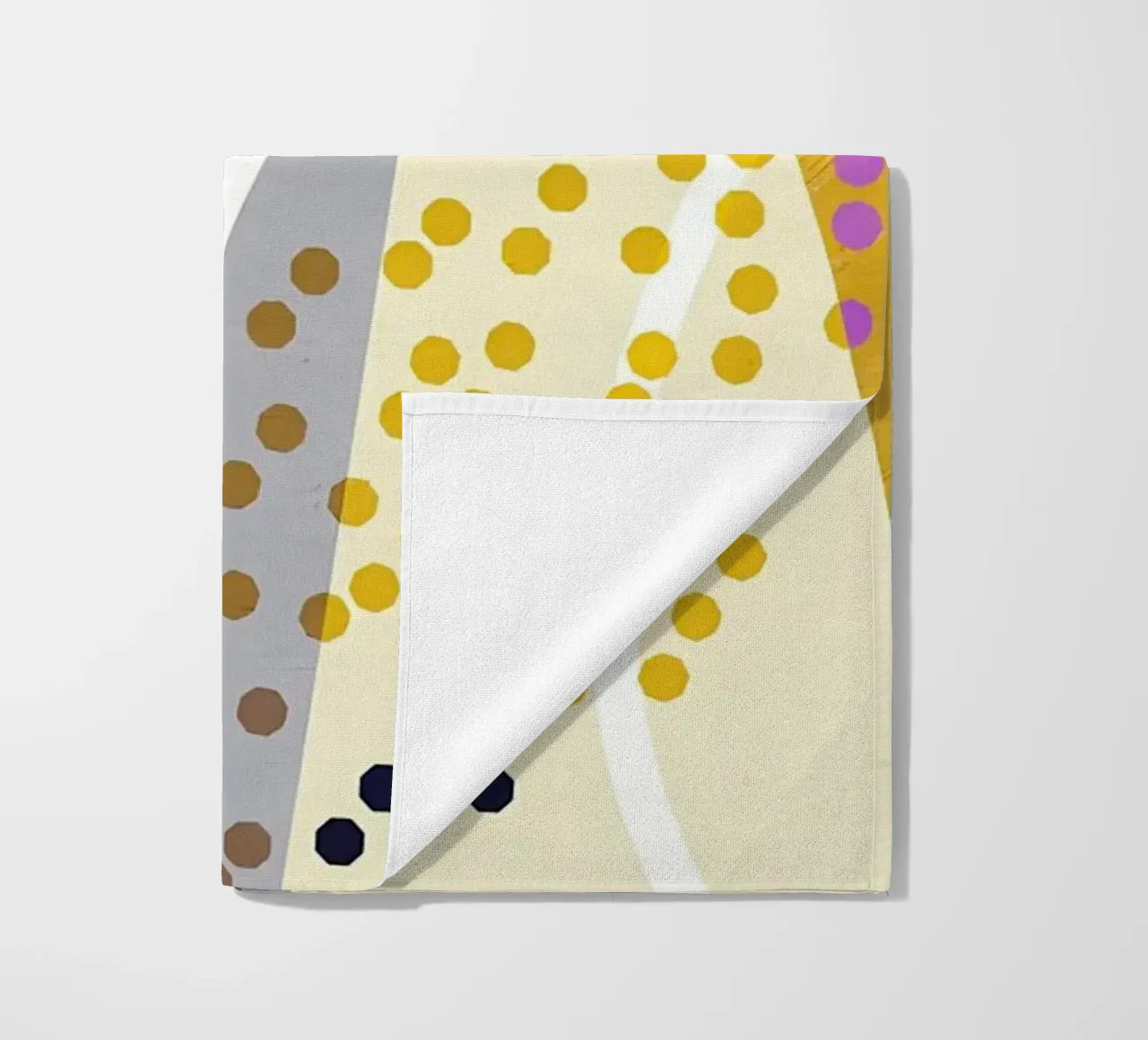 Abstract illustrations beach towel by Aiden Garcia