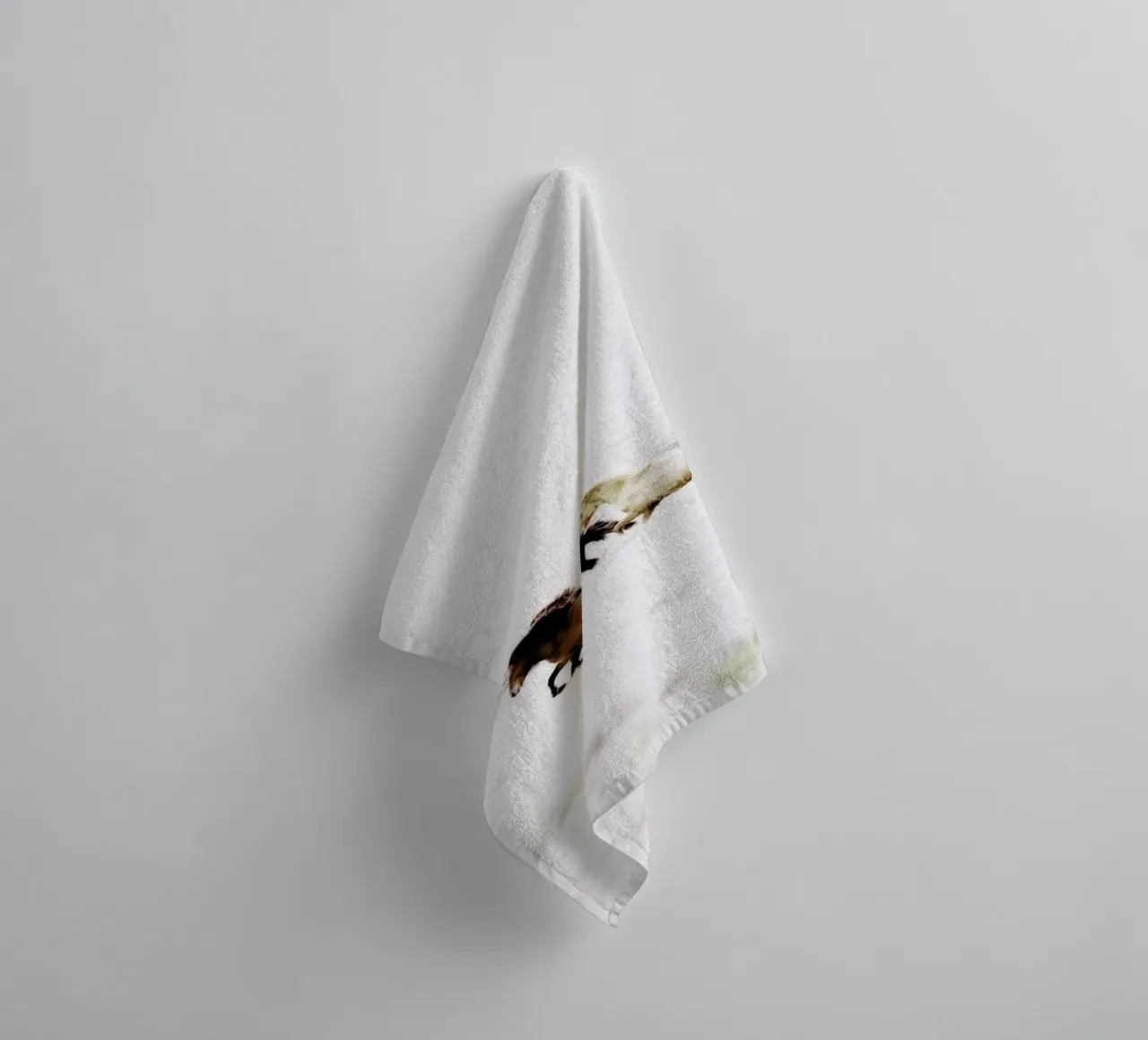 Wild Horses Iceland 08 towel by Monika Strigel