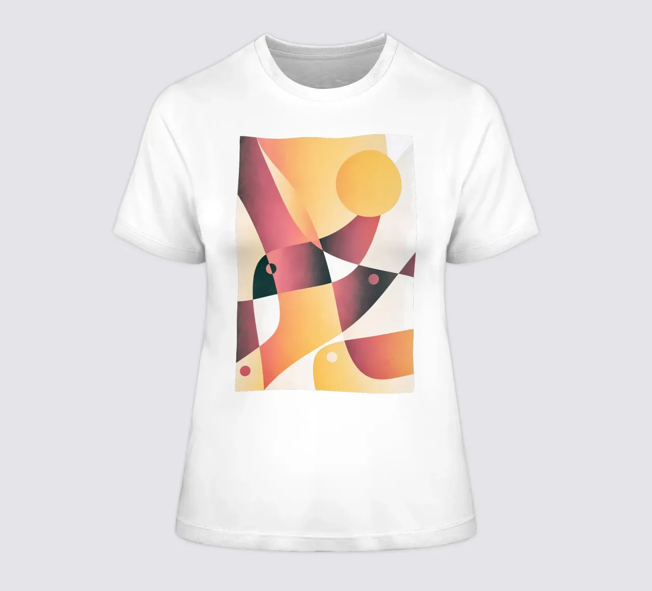 Good Morning women's fitted t-shirt by Aiden Garcia