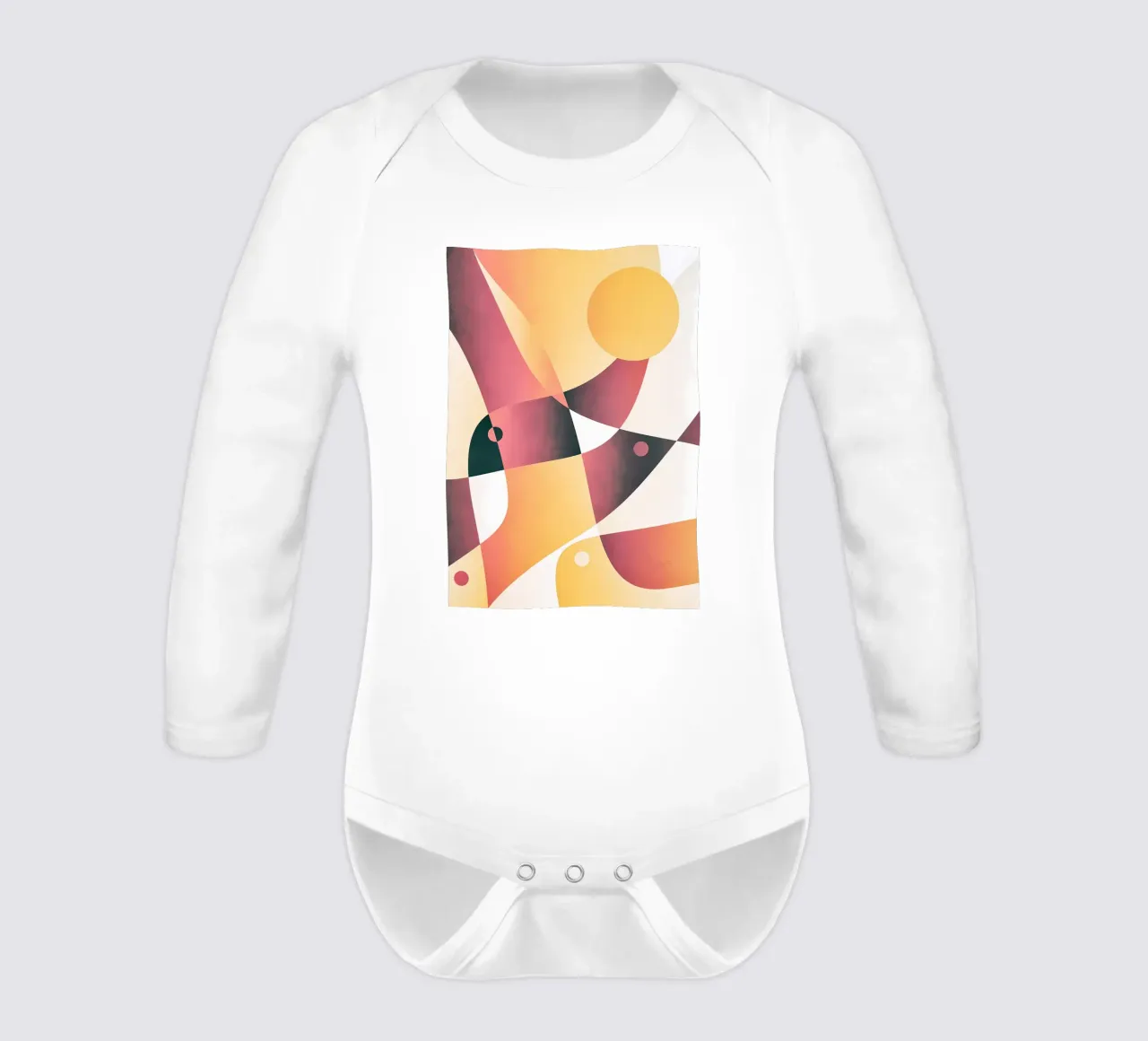 Good Morning long-sleeve baby romper by Aiden Garcia