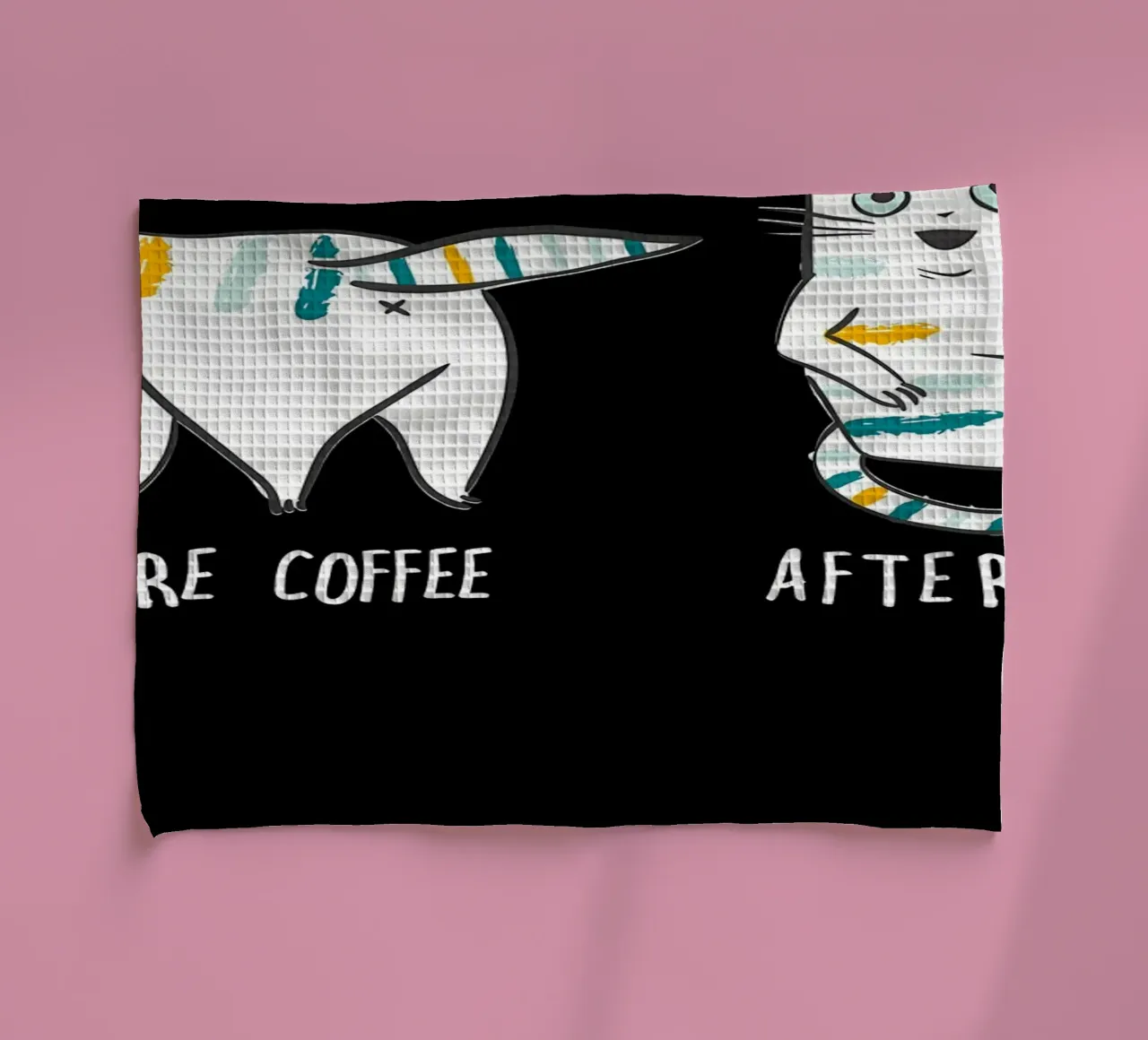 Prima del caffè Dopo il caffè canovaccio da cucina da Bartosz Powalka