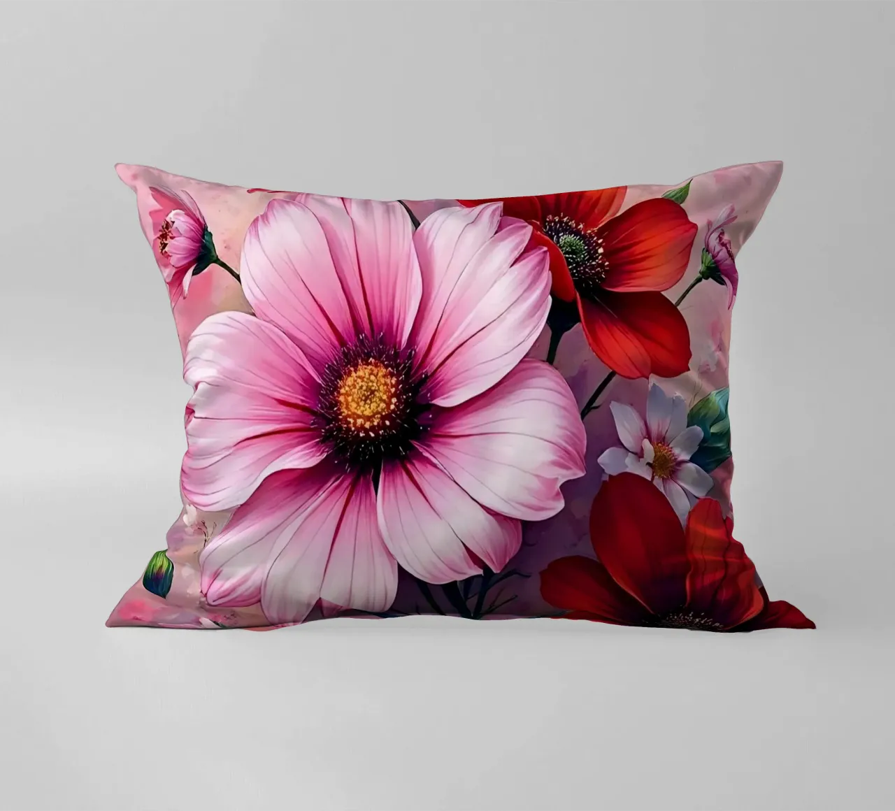 Blumen_3 cuscino da Pink- und LoveArt by LK