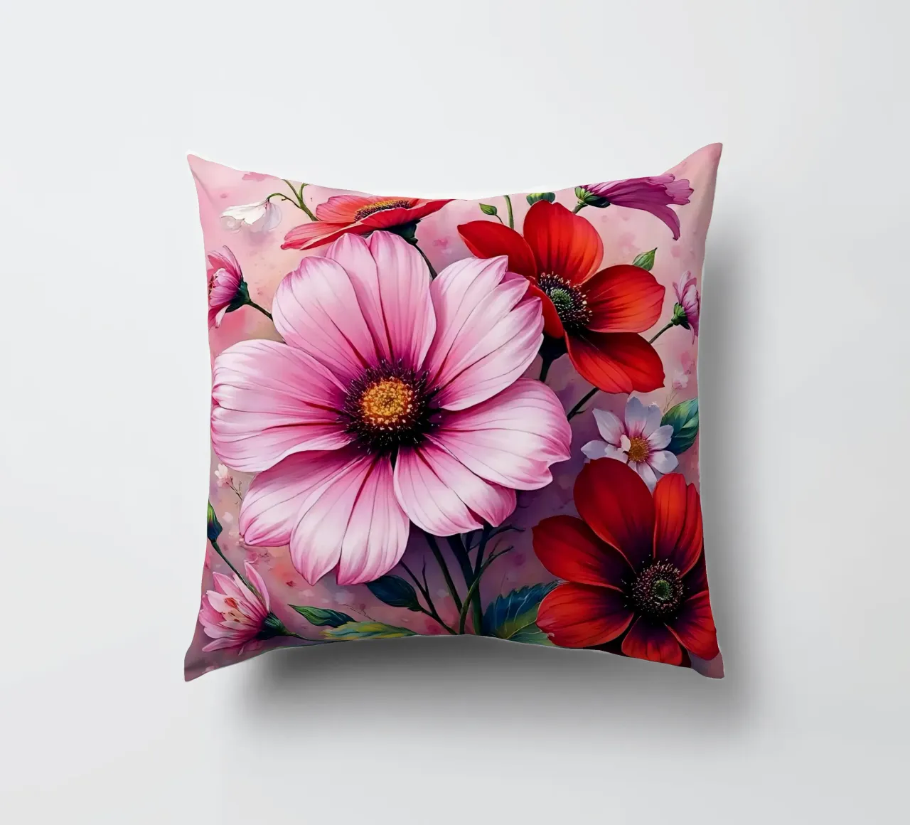 Blumen_3 cuscino da Pink- und LoveArt by LK