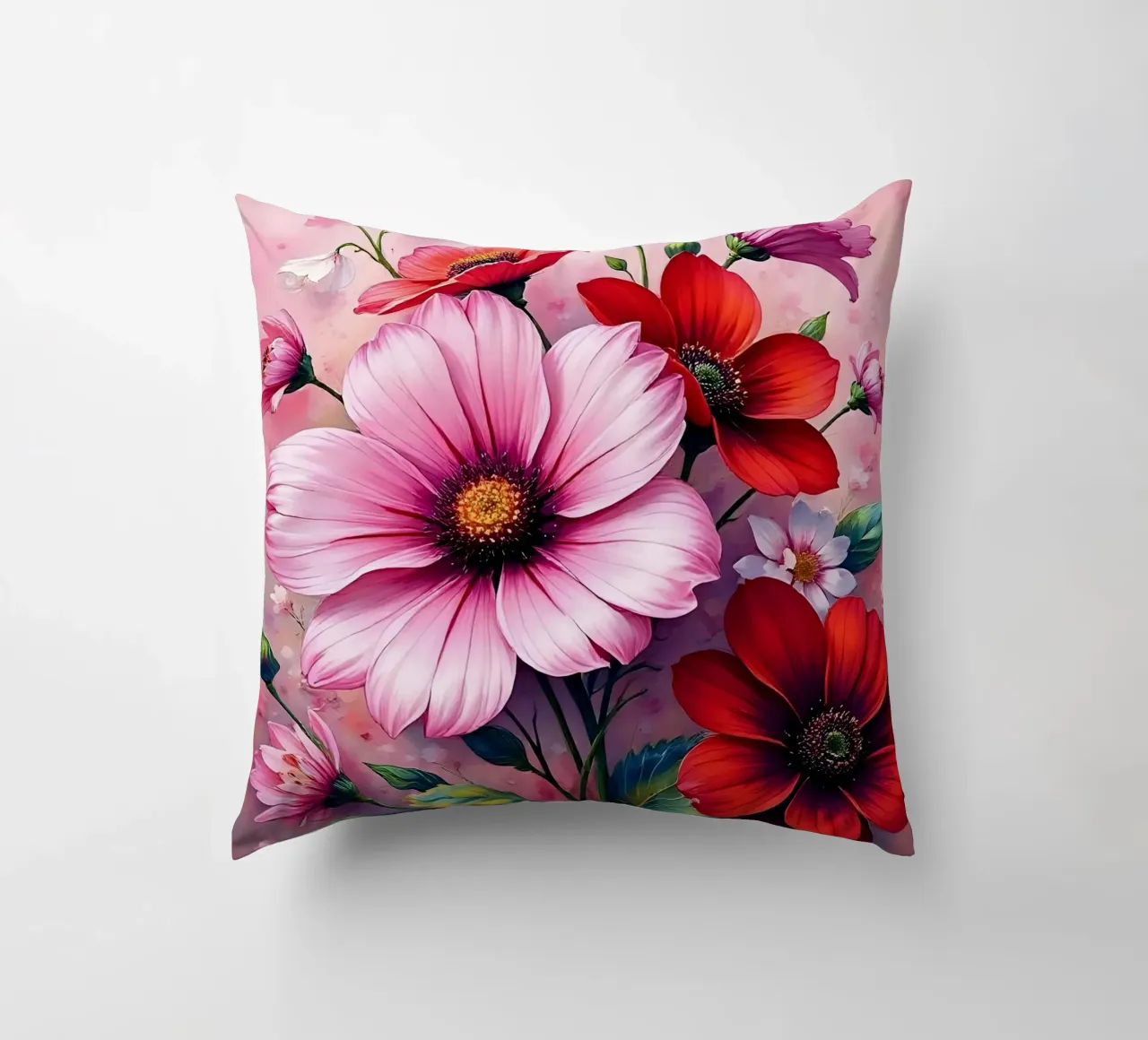 Blumen_3 cuscino da Pink- und LoveArt by LK
