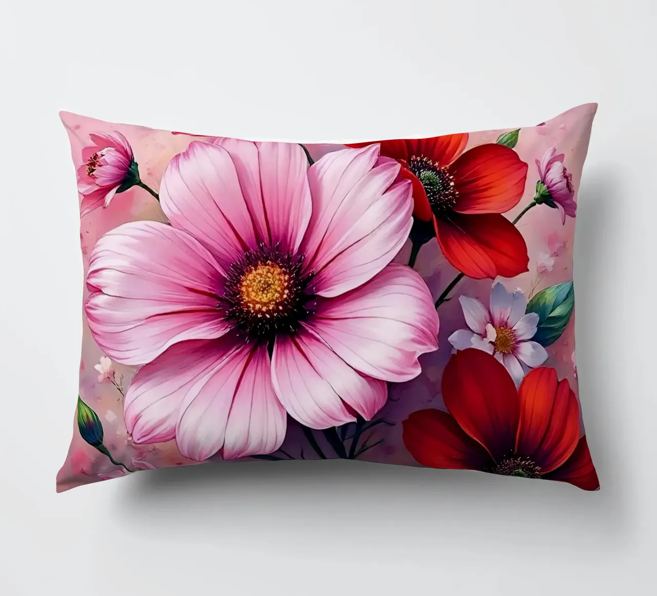 Blumen_3 cuscino da Pink- und LoveArt by LK