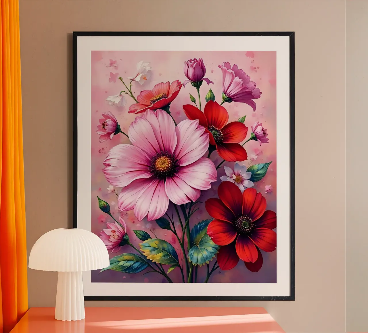 Blumen_3 poster da Pink- und LoveArt by LK