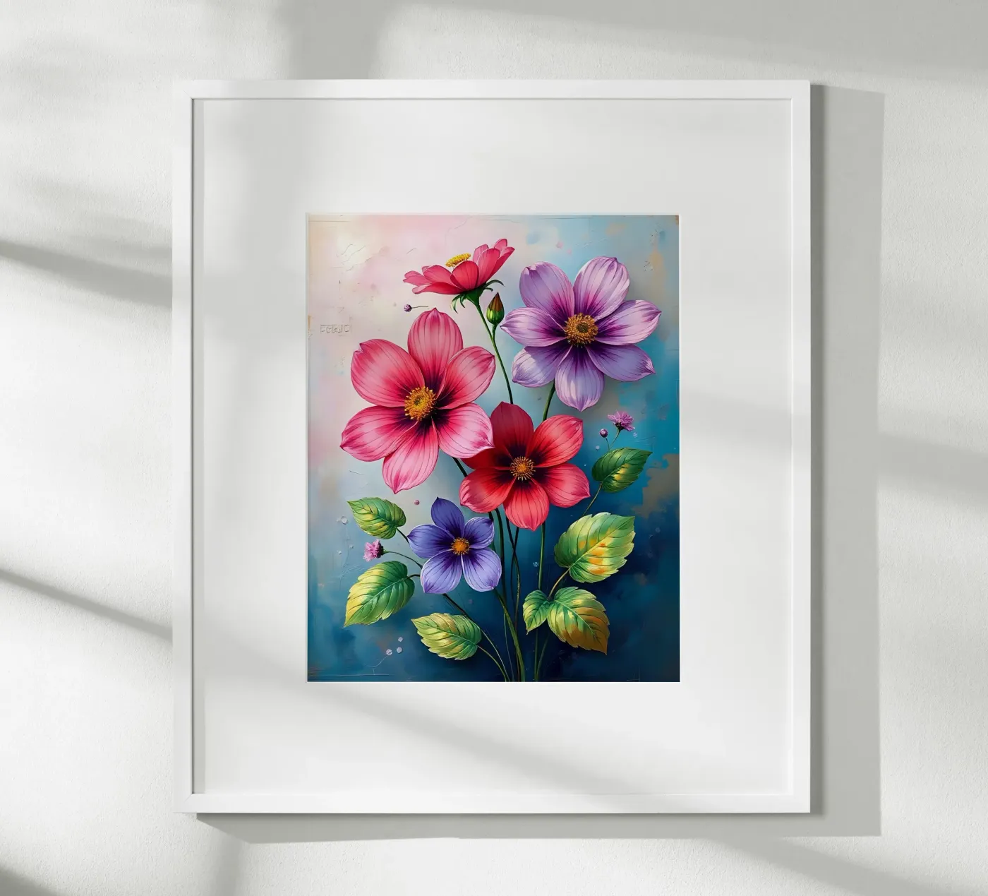 Blumen_4 Poster von Pink- und LoveArt by LK
