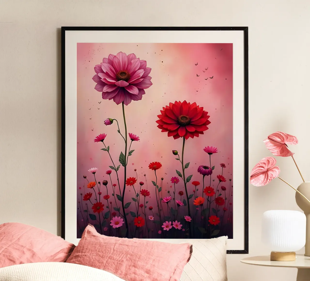 Blumen_5 poster da Pink- und LoveArt by LK