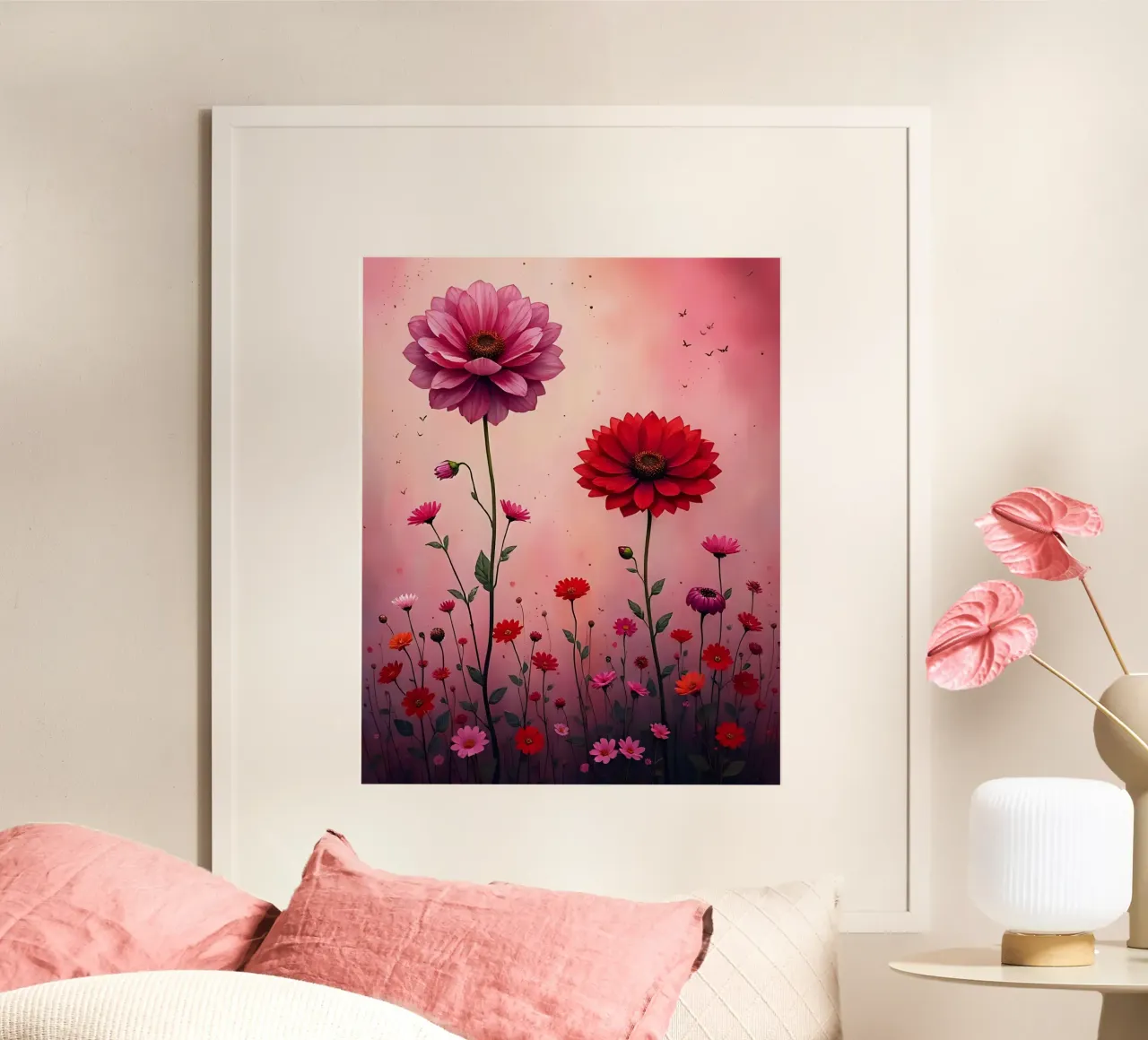 Blumen_5 poster da Pink- und LoveArt by LK