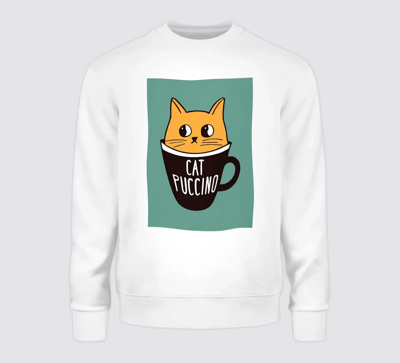 Gatti e caffè Cappuccino felpa da Bartosz Powalka