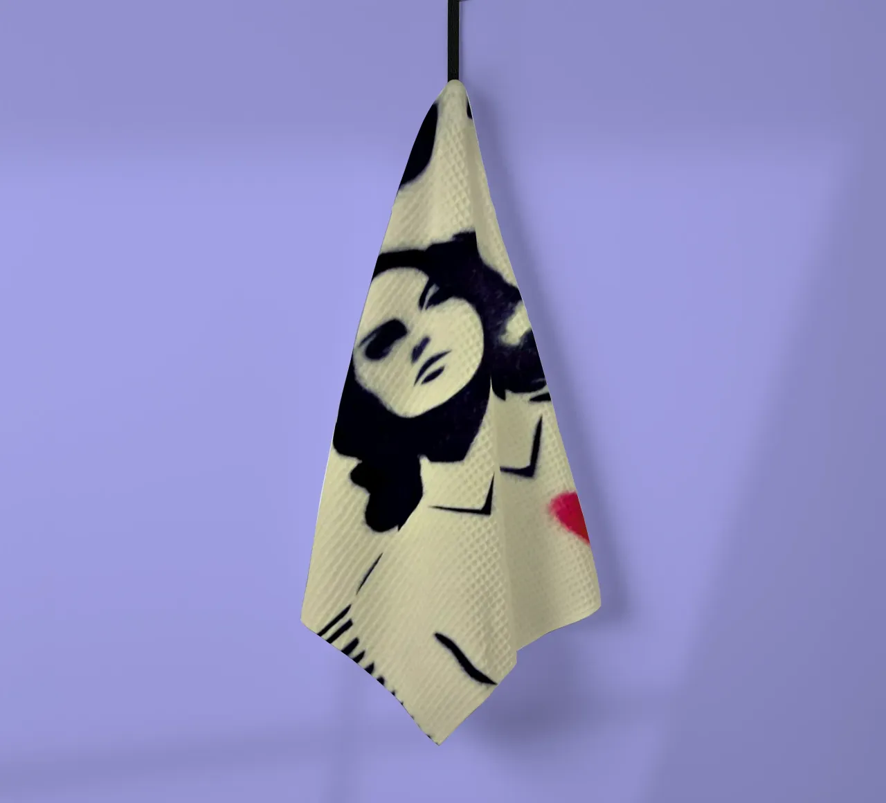 Born to die tea towel by milsgan