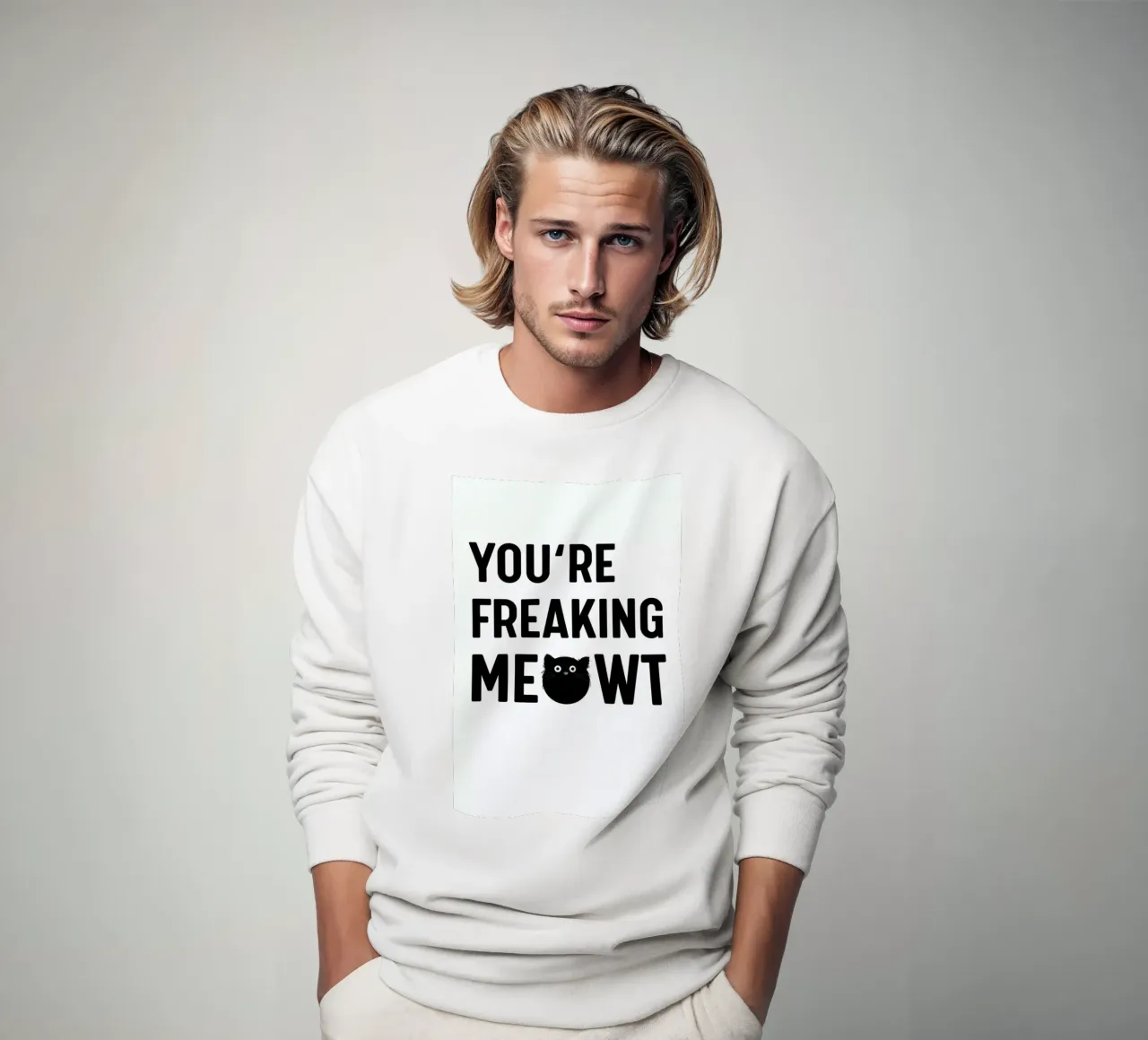 Cat Meowt felpa da Doozal