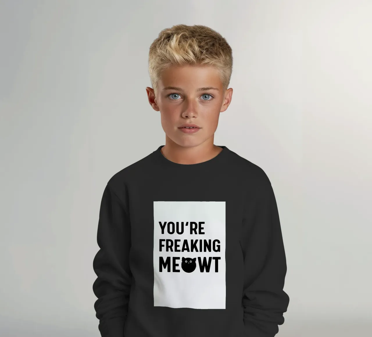 Cat Meowt felpa bambino da Doozal