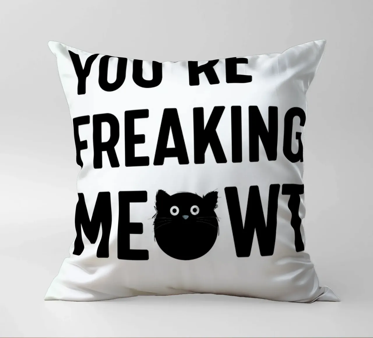 Cat Meowt cuscino da Doozal