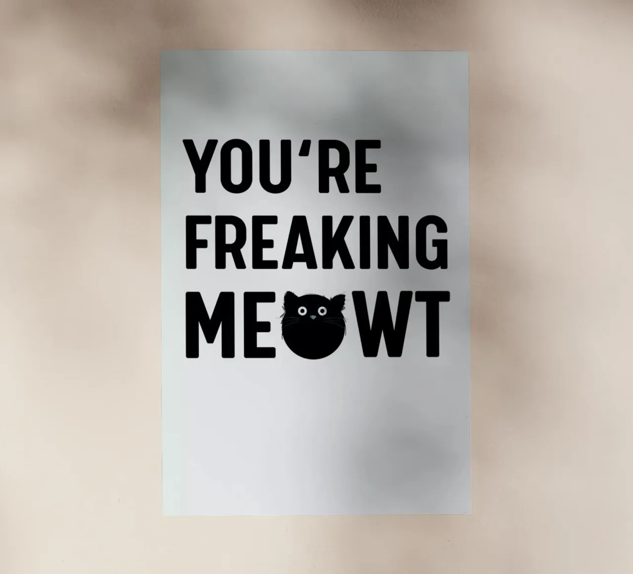 Cat Meowt pellicola backlit da Doozal