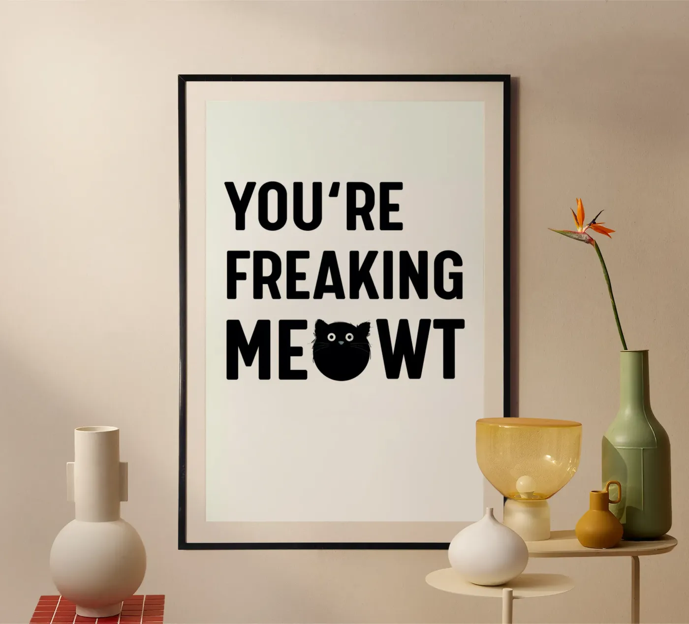 Cat Meowt poster da Doozal