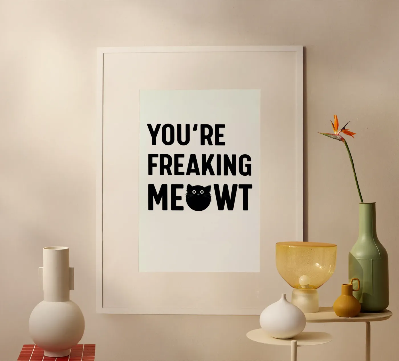 Cat Meowt poster da Doozal
