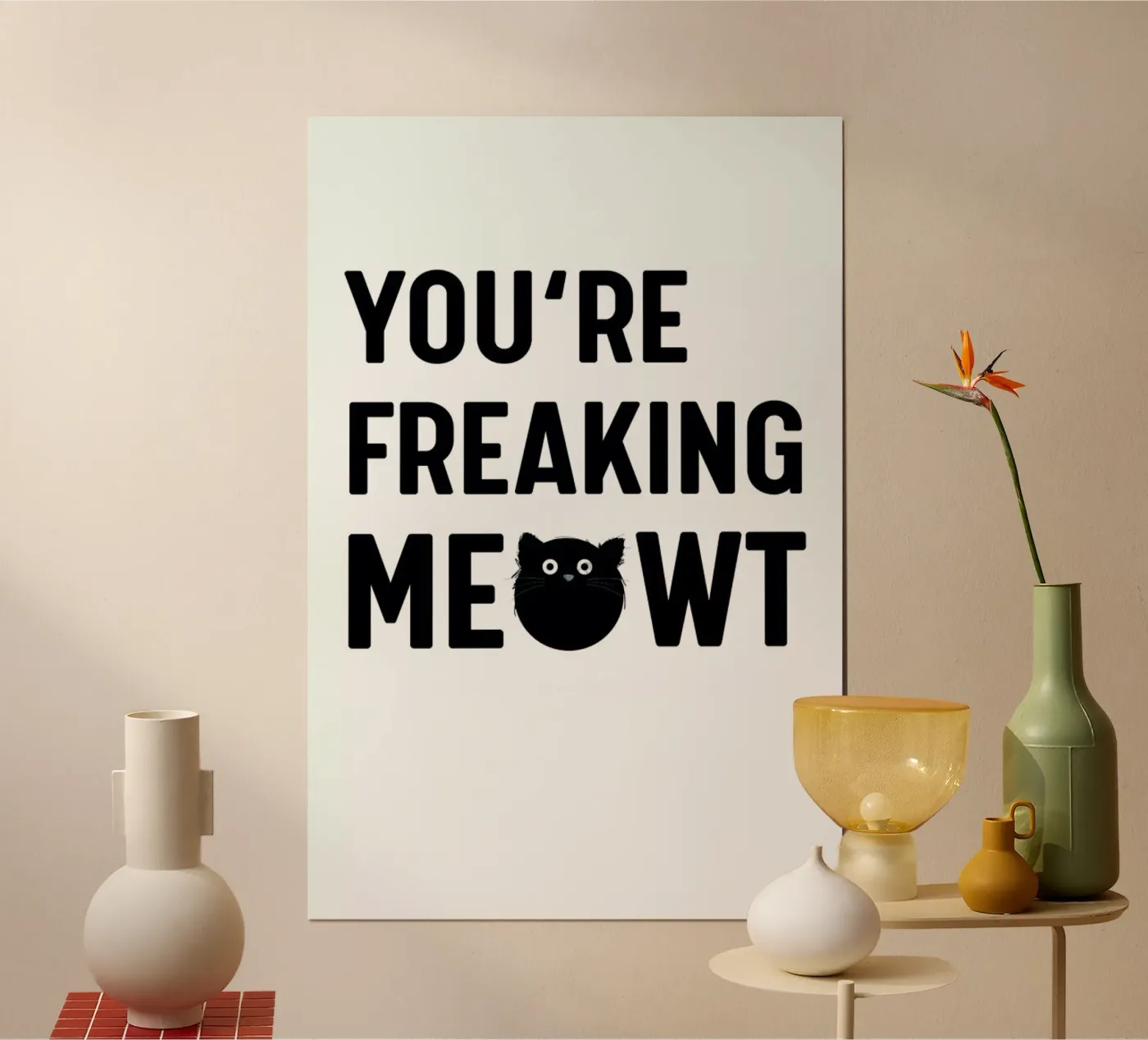 Cat Meowt poster da Doozal