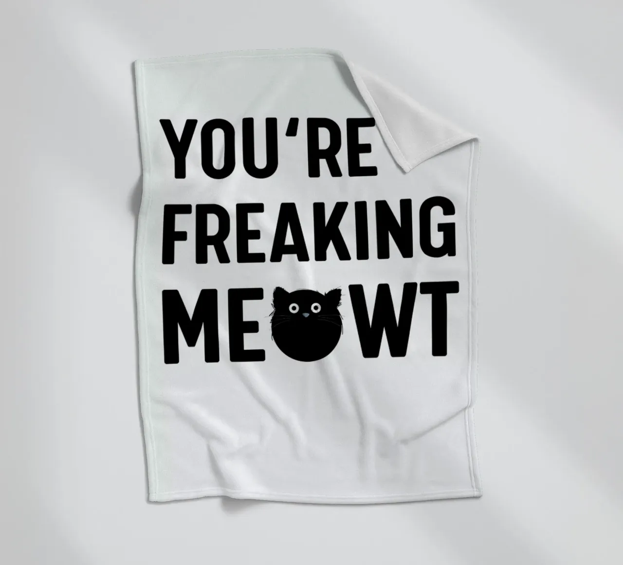 Cat Meowt coperta in pile da Doozal