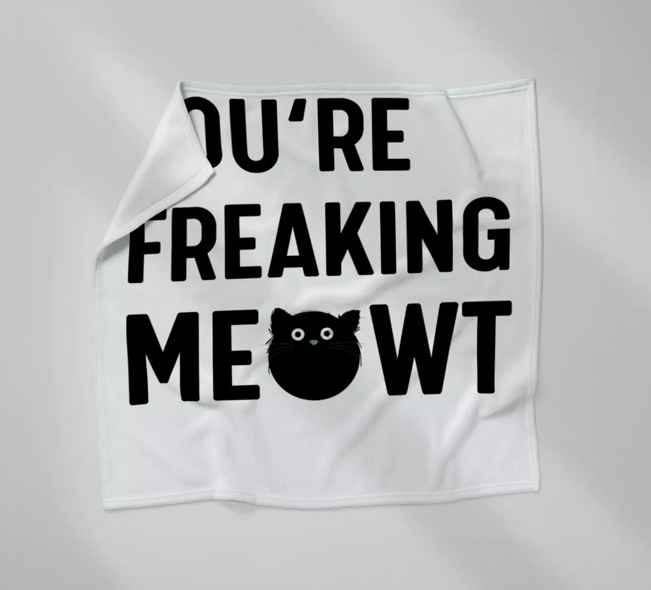 Cat Meowt coperta in pile da Doozal