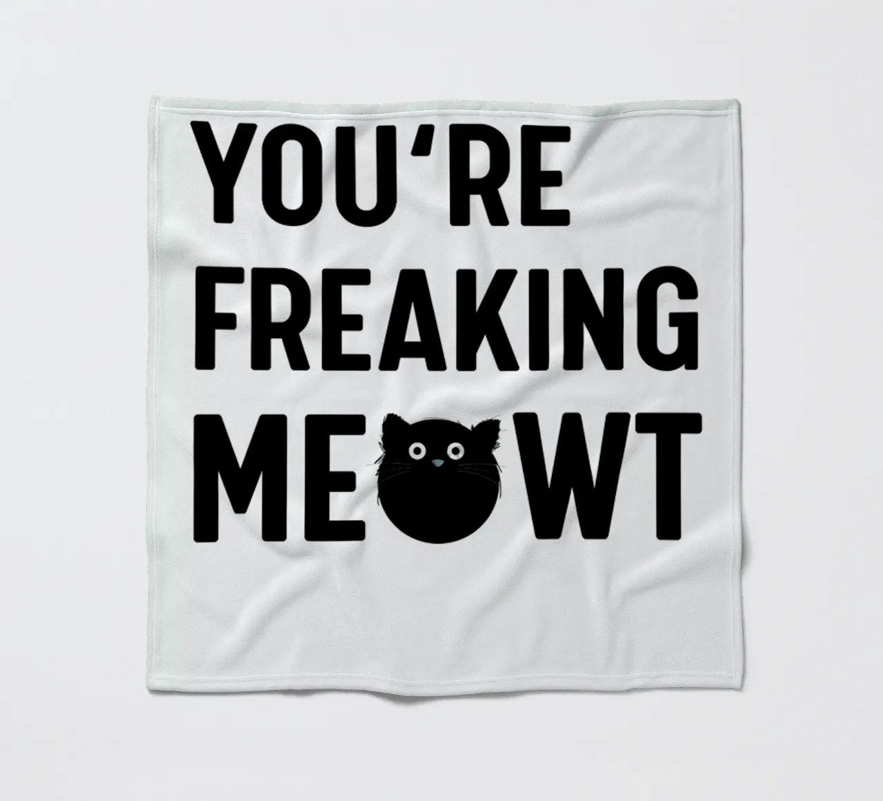 Cat Meowt coperta in pile da Doozal