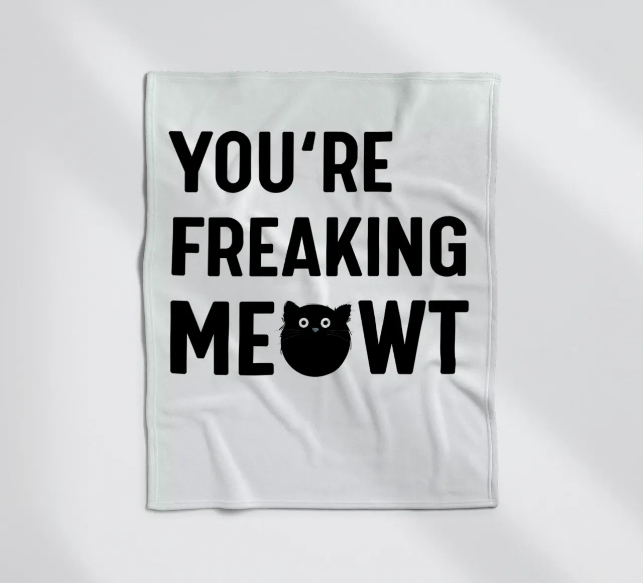 Cat Meowt coperta in pile da Doozal