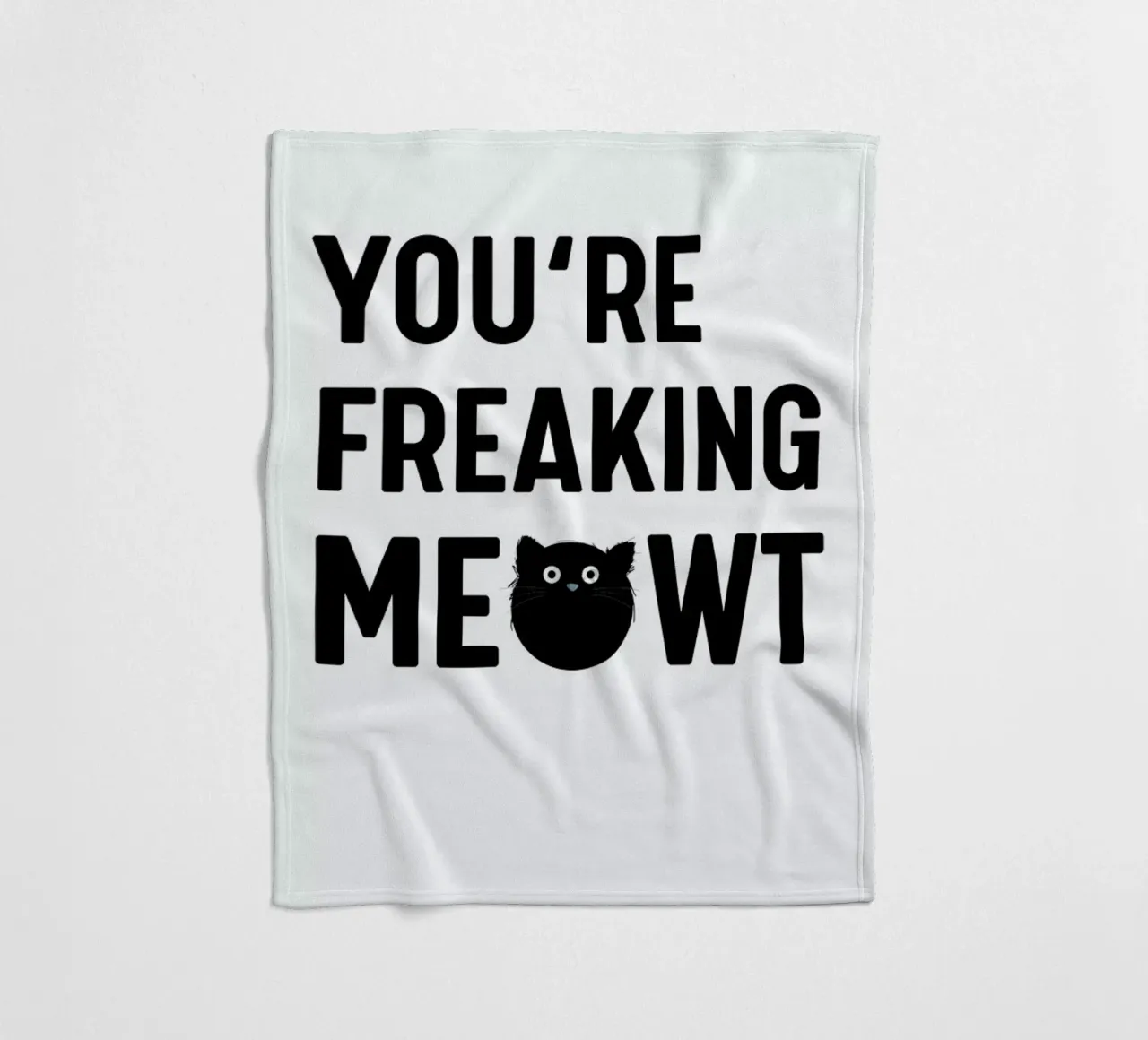 Cat Meowt coperta in pile da Doozal