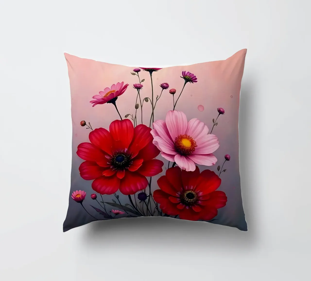 Blumen_6 cuscino da Pink- und LoveArt by LK