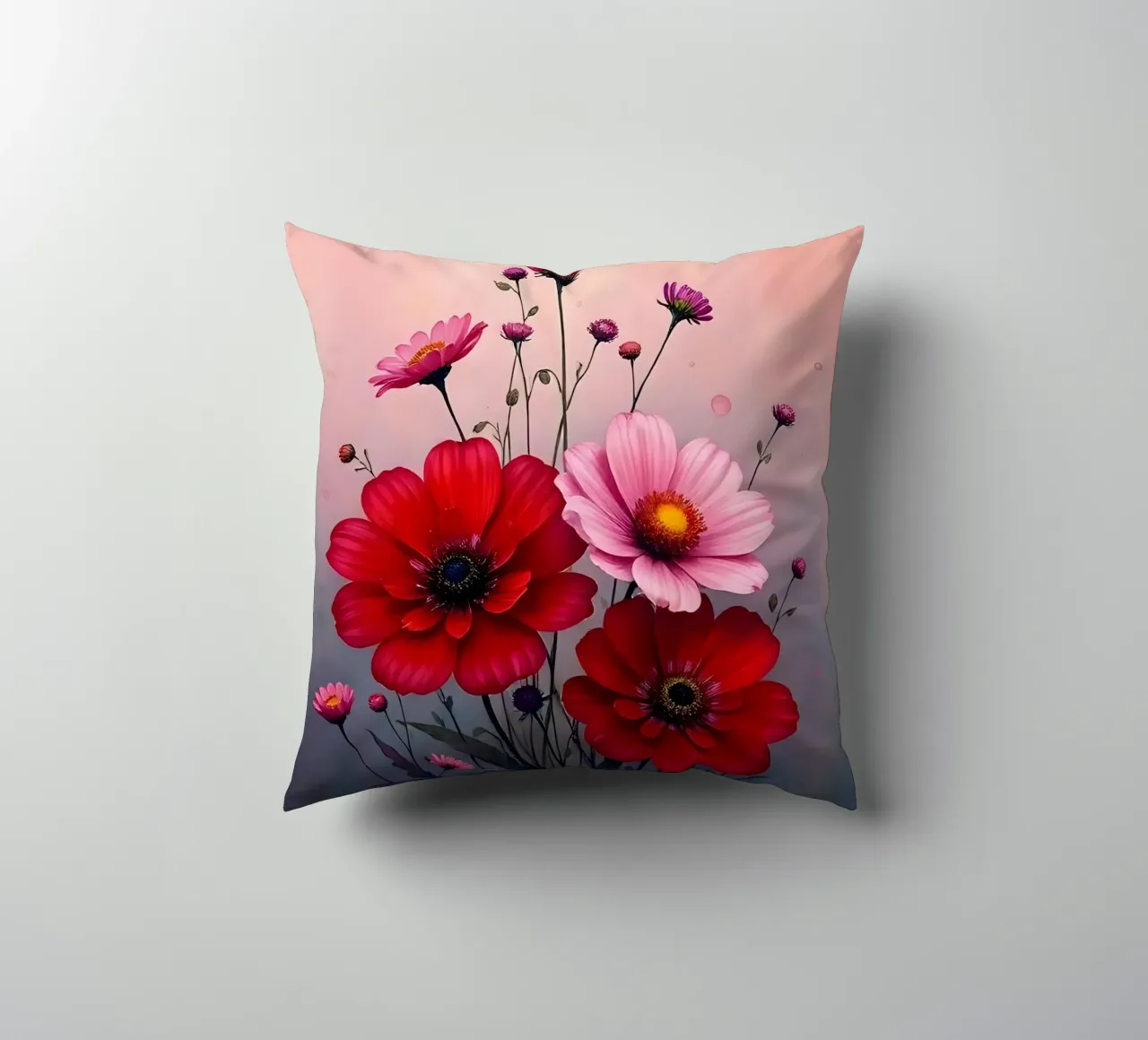 Blumen_6 cuscino da Pink- und LoveArt by LK