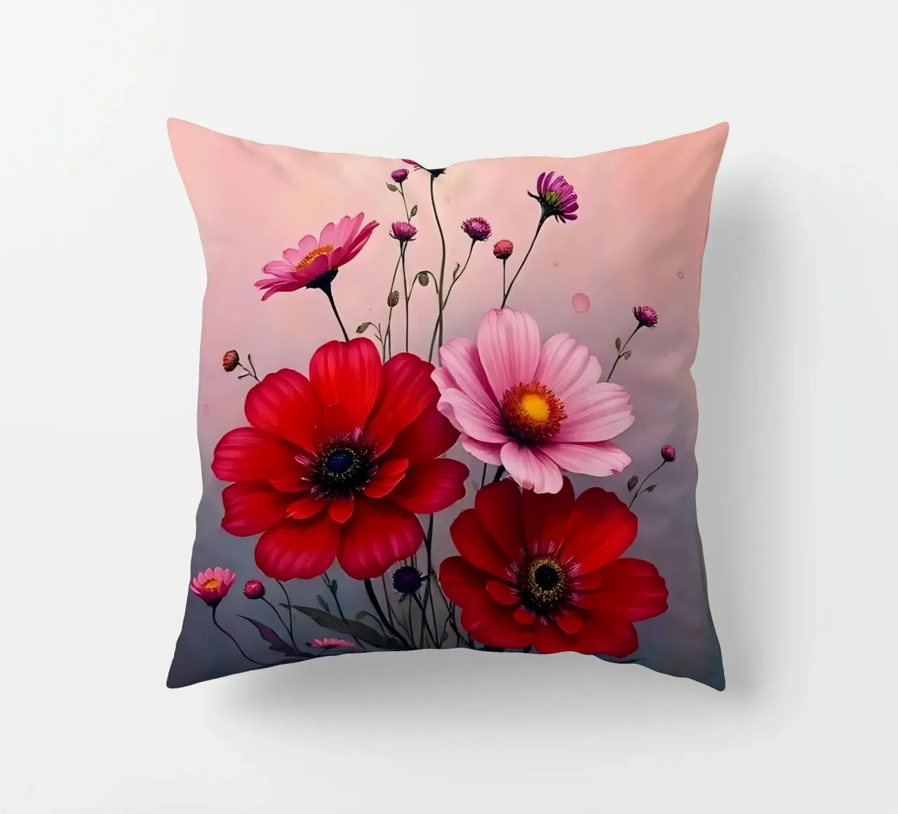 Blumen_6 cuscino da Pink- und LoveArt by LK
