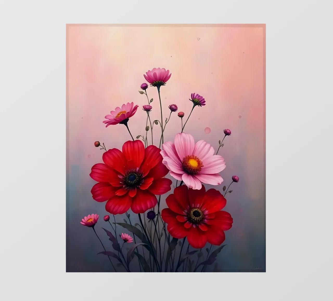 Blumen_6 telo in pvc da Pink- und LoveArt by LK