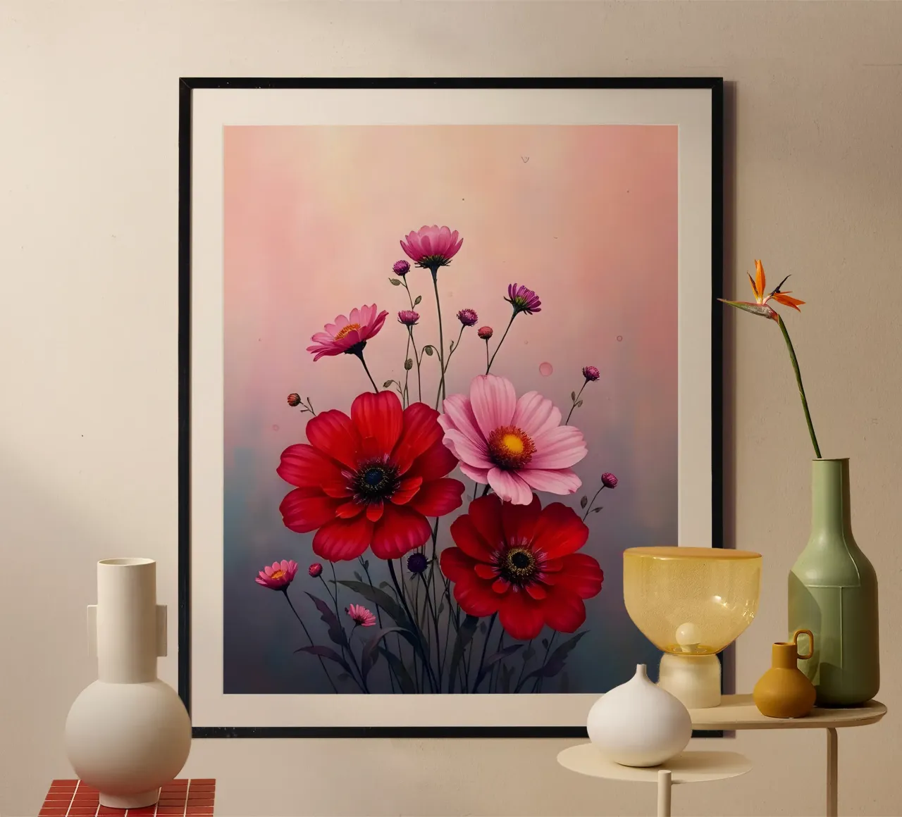 Blumen_6 poster da Pink- und LoveArt by LK