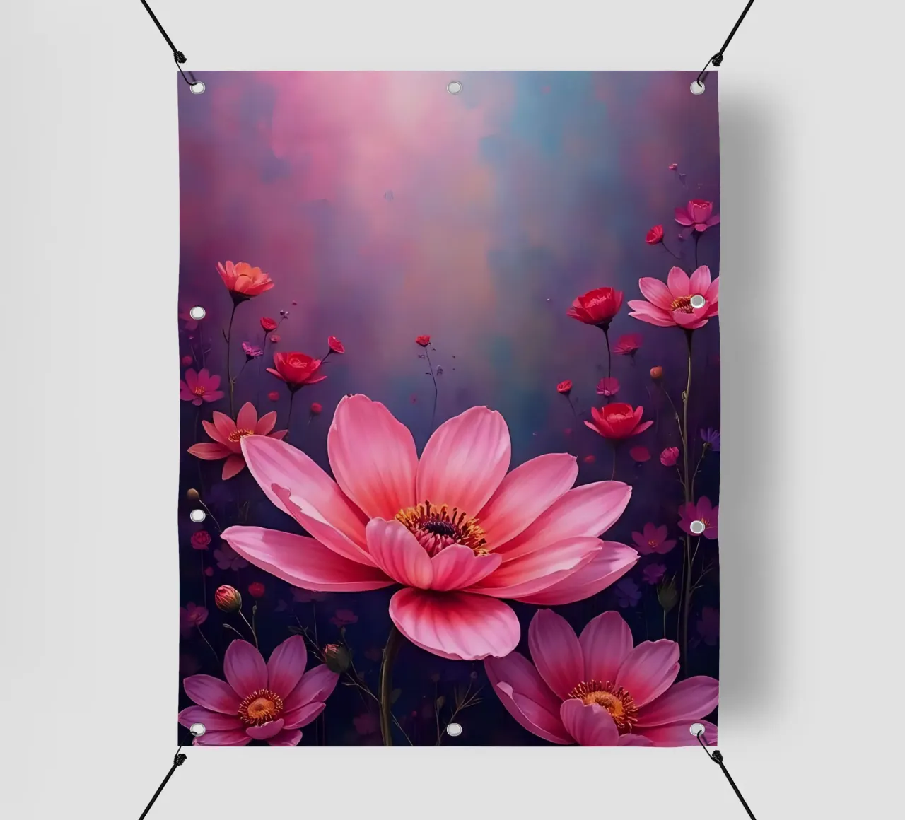 Blumen_7 telo in pvc da Pink- und LoveArt by LK