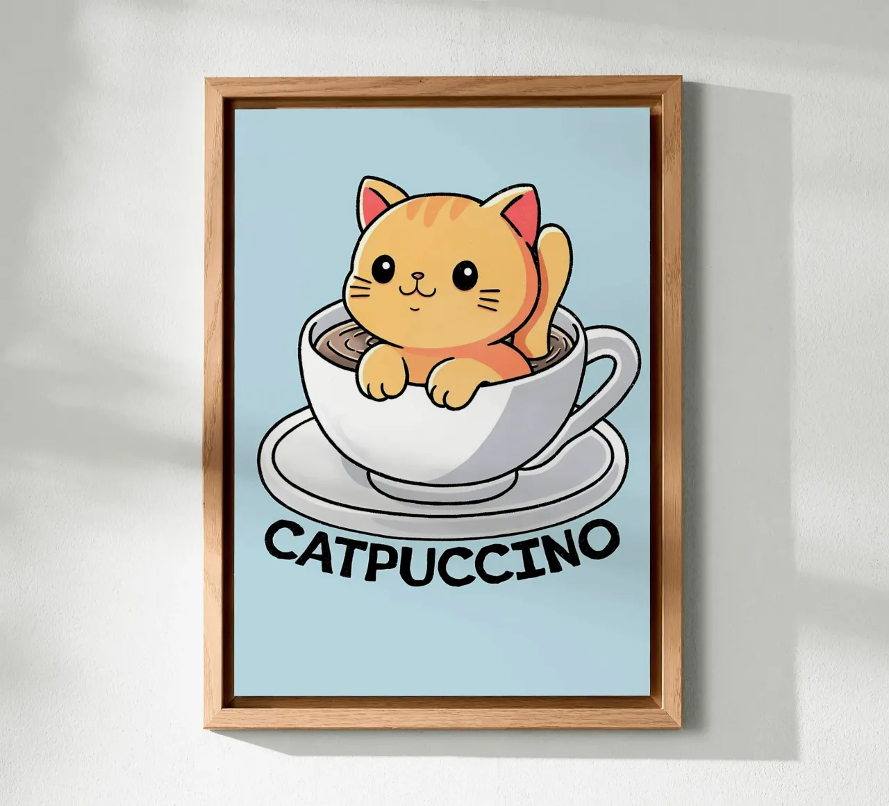 Cappuccino cat forex plate by Bartosz Powalka
