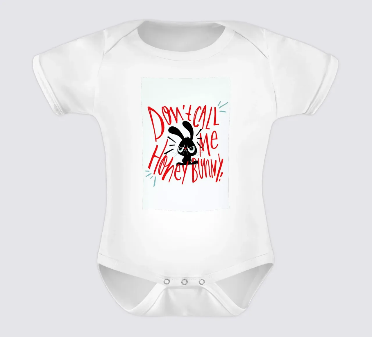 Honey Bunny body neonato maniche corte da Doozal