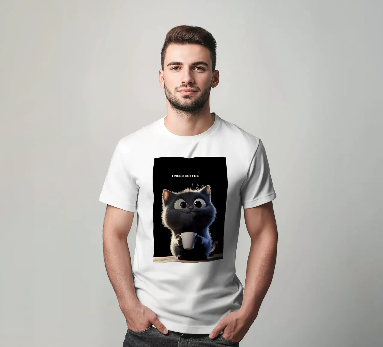 Ho bisogno di caffè t-shirt da Bartosz Powalka