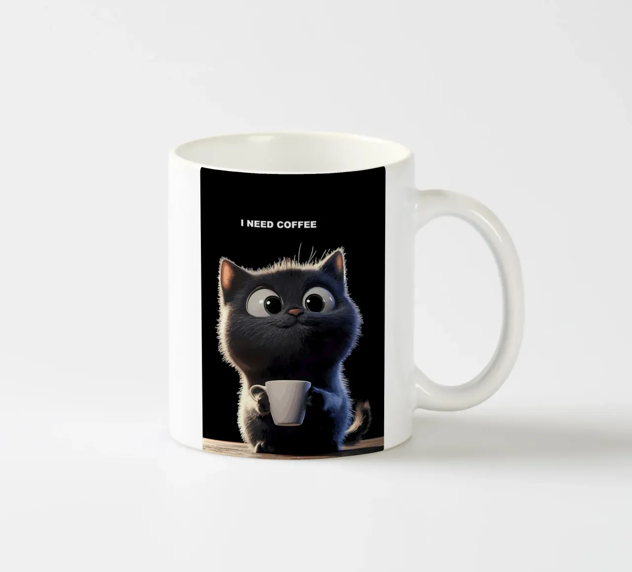 Ho bisogno di caffè tazza in ceramica da Bartosz Powalka
