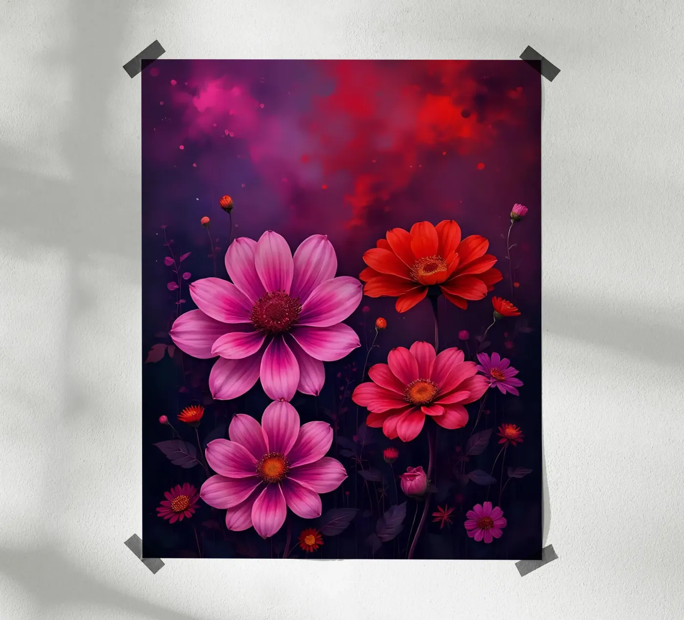 Blumen_9 Poster von Pink- und LoveArt by LK