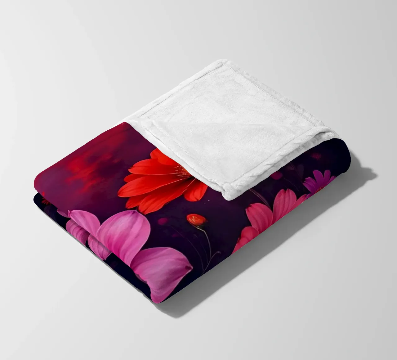 Blumen_9 coperta in pile da Pink- und LoveArt by LK