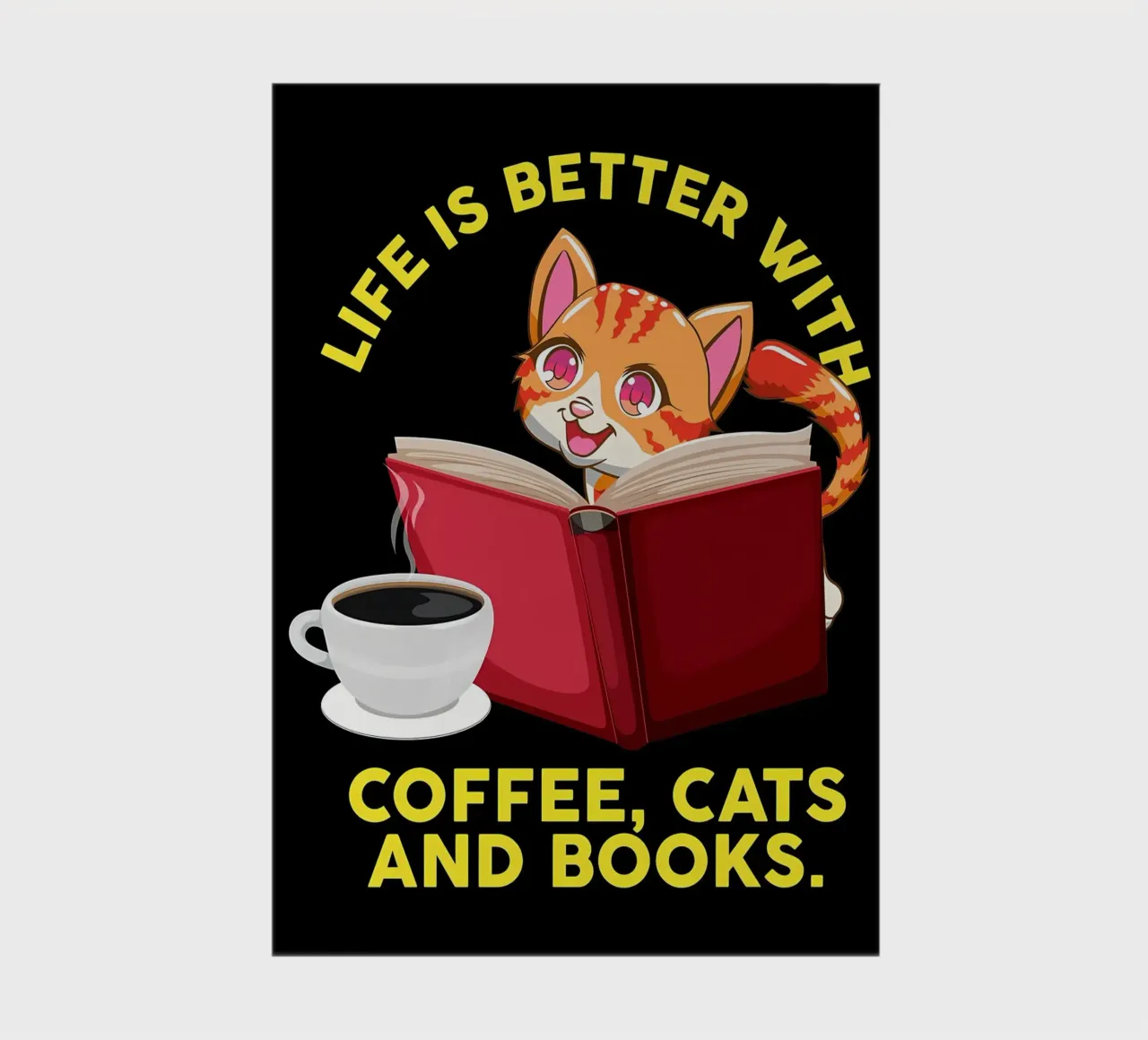 Life is better with Coffee notebook by Bartosz Powalka
