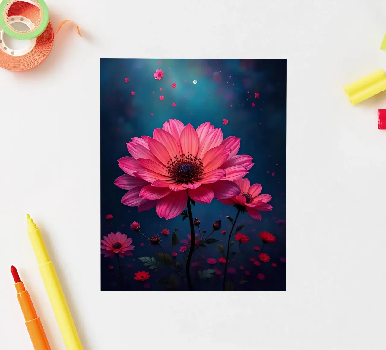 Blumen_11 adesivo da Pink- und LoveArt by LK